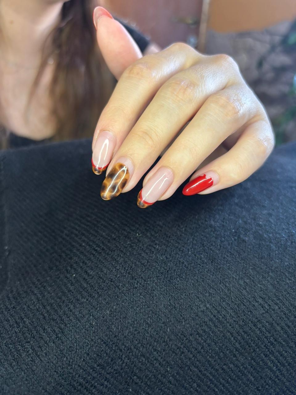 Uñas naturales antes de la extensión soft gel