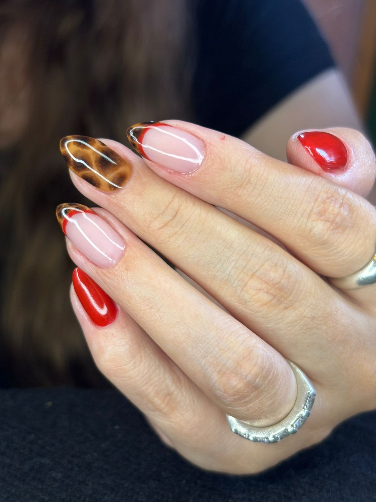 Diseño nail art realizado en meraki